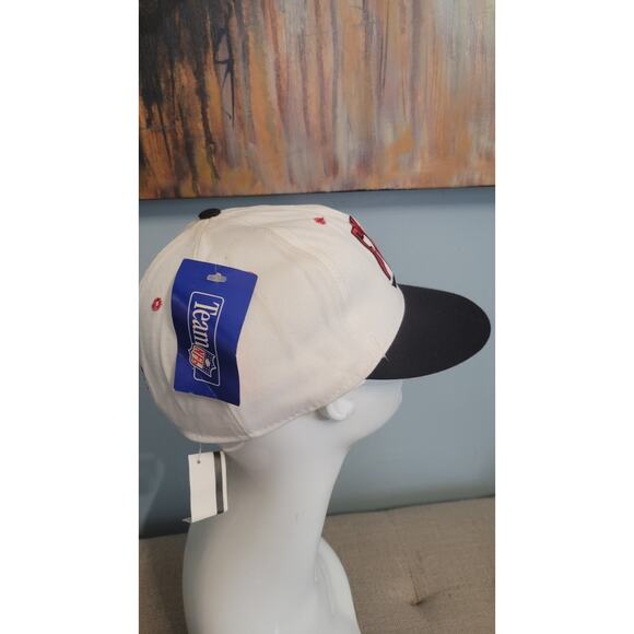 Vintage Atlanta Falcons Annco Double Logo Fitted Hat 6 7/8 – Made in USA – Team - Picture 4 of 7